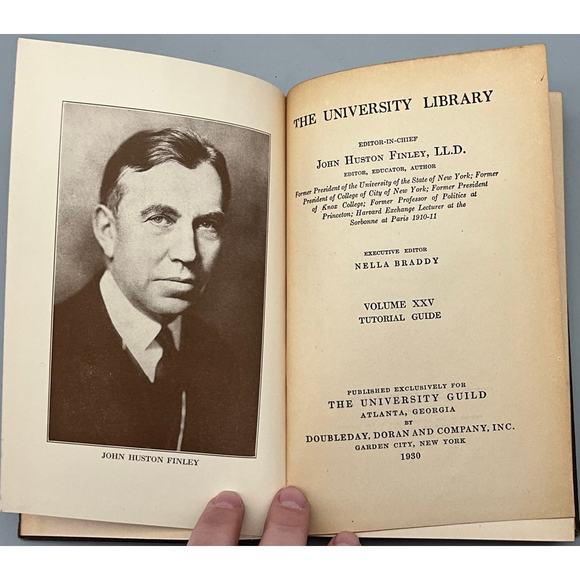 The University Library Hardback Vol. XXV Copyright 1930 John Huston Finley LLD - Picture 8 of 10